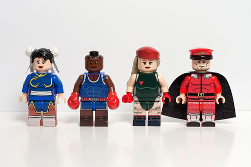 SFLego2 Street Fighter Lego Minifigs Collection
