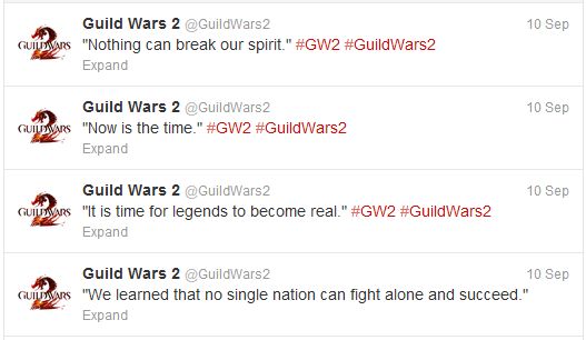 Guild Wars 2 / Twitter Extraits Twitter Guild Wars 2